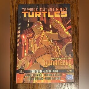 Teenage Mutant Ninja Turtles TMNT Donatello BST AXN v2 IDW 5" Action Figure -NEW